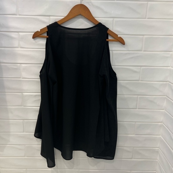 𝅺LOVERS + Friends stay longer cold shoulder bell sleeve top - Picture 8 of 11